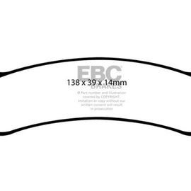 EBC 92-94 Hyundai Sonata 2.0 Redstuff Rear Brake Pads DP31017C