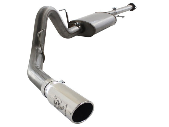 aFe MACHForce XP SS Exhaust 3in Cat-Back w/4.5in Polished Tip 11-14 Ford F150 Ecoboost V6 3.5Ltt 49-43067-P