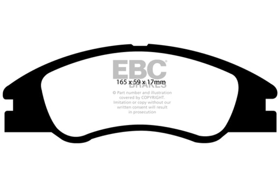 EBC 04-09 Kia Spectra 1.8 Greenstuff Front Brake Pads DP21568