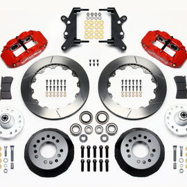 Wilwood Narrow Superlite 6R Front Hub Kit 12.88in Red 60-68 Ford / Mercury Full Size / Galaxie 140-13630-R