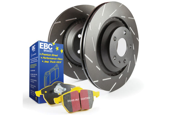 EBC Brakes S9KF1367 S9 Kits Yellowstuff and USR Rotors Fits 00-06 XK8 XKR S9KF1367