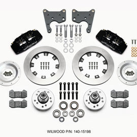 Wilwood Dynapro 6 Front Hub Kit 12.19in 65-72 CDP C Body -Drum 140-15198