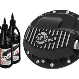 aFe Power Pro Series Front Diff Cover Black Machined & Gear Oil 13-18 Dodge Ram 2500/3500 46-70402-WL