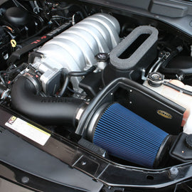 Airaid 06-10 Dodge Charger / 08 Magnum SRT8 6.1L Hemi CAD Intake System w/ Tube (Dry / Blue Media) 353-193
