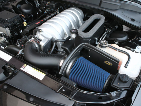 Airaid 06-10 Dodge Charger / 08 Magnum SRT8 6.1L Hemi CAD Intake System w/ Tube (Dry / Blue Media) 353-193