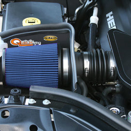 Airaid 05-10 Jeep Grand Cherokee 5.7L / 06-10 SRT8 CAD Intake System w/o Tube (Dry / Blue Media) 313-170