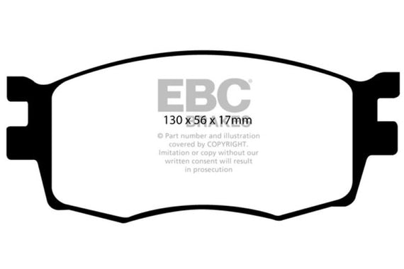 EBC 06-11 Hyundai Accent 1.6 Greenstuff Front Brake Pads DP21768