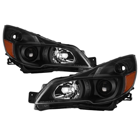 xTune 13-14 Subaru Legacy/Outback OEM Style Headlights-Black (HD-JH-SLEG13-AM-BK) 9042317