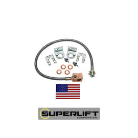 Superlift 97-05 Jeep Wrangler TJ w/ 4-6in Lift Kit (Single) Bullet Proof Brake Hose 91465