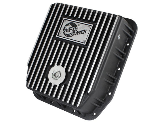 aFe Transmission Pan (Black); Ford Trucks 94-08 AODE 46-70222
