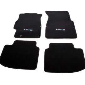 NRG Floor Mats - 96-00 Honda Civic 2DR & 3DR (EK9 Logo) - 4pc. FMR-130