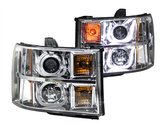Anzo 111283 Pair of 2 Projector Headlights for 07-14 Sierra 1500/2500HD/3500HD 111283