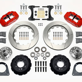 Wilwood Narrow Superlite 6R Front Hub Kit 14.00in Red TCI-IFS 71-78 (Pinto Based) 140-13225-R