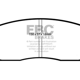 EBC 05-09 Chrysler 300 2.7 Yellowstuff Front Brake Pads DP41723R