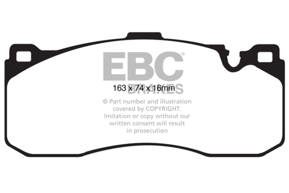 EBC DP21995 GREENSTUFF STREET ORGANIC BRAKE PADS - FRONT DP21995