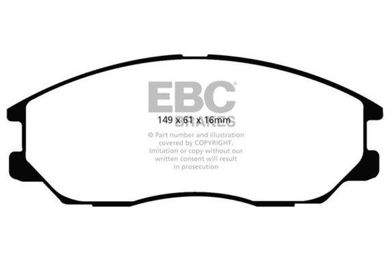 EBC 04-05 Hyundai XG 350 3.5 Greenstuff Front Brake Pads DP21725