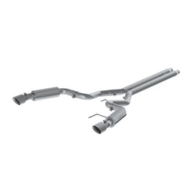 MBRP 15 Ford Mustang GT 5.0 Convertible T409 3in Cat Back Dual Split Rear Exit (Race Version) S7241409
