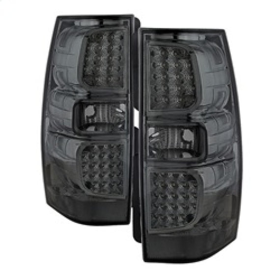 xTune Chevy Suburban/GMC Yukon/Yukon Denali 07-14 LED Tail Lights Smoked ALT-JH-CSUB07-LED-G2-SM 9033933