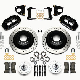 Wilwood Narrow Superlite 6R Front Hub & 1PC Rtr Kit 12.88in Drilled 62-72 CDP B & E Body-Drum 140-12282-D