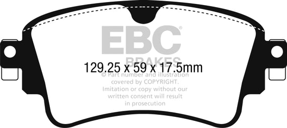 EBC Brakes UD1898 Ultimax  Brake Pads UD1898