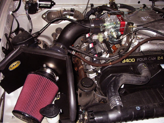 Airaid 01-04 Toyota Tacoma 3.4L CAD Intake System w/ Tube (Oiled / Red Media) 510-134