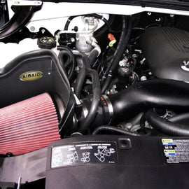 Airaid 2006 Chevy 4.8/5.3/6.0 (w/ Elec Fan/High Hood) CAD Intake System w/ Tube (Dry / Red Media) 201-186