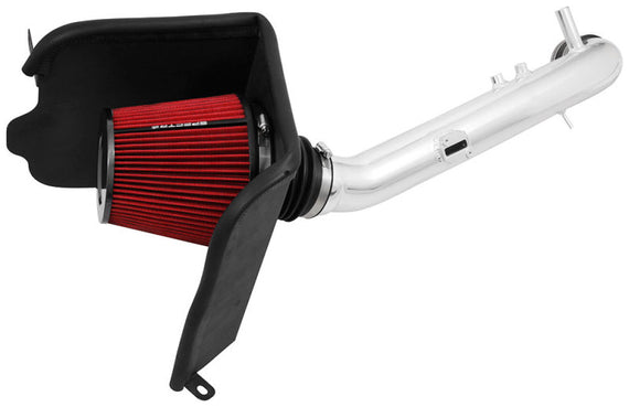 Spectre 12-16 Toyota Tacoma 2.7L F/I Air Intake Kit - Polished w/Red Filter 9056