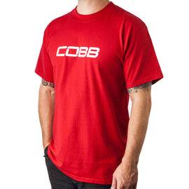 Cobb Tuning Logo Mens T-Shirt (Red) - Small CO-REDCOBB-SM