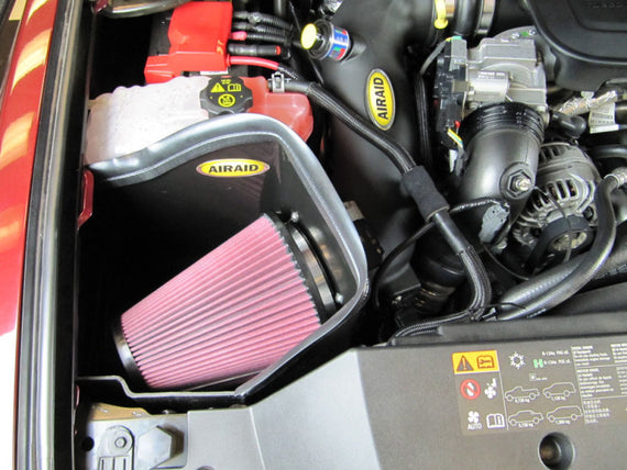 Airaid 13-14 Chevrolet/GMC Duramax 6.6L MXP Intake System w/ Tube (Dry / Red Media) 201-295