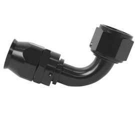 Aeromotive PTFE Hose End - AN-12 - 90 Deg - Black Anodized 15361