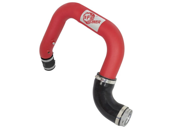 aFe BladeRunner 2.5in Red IC Tube Hot Side w/ Coupling & Clamp Kit 2016 GM Colorado/Canyon 2.8L 46-20268-R