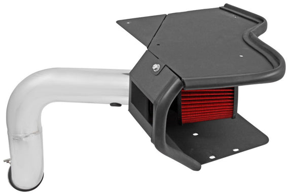 Spectre 11-16 Jeep Patriot L4-2.0L F/I Air Intake Kit - Polished w/Red Filter 9053