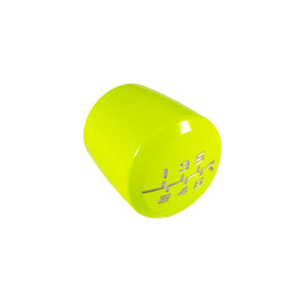 Raceseng Ashiko Shift Knob (Gate 3 Engraving) M12x1.25mm Adapter - Neon Yellow 08311NY-08013-081102