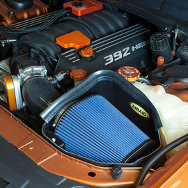 Airaid 11-14 Dodge Charger/Challenger MXP Intake System w/ Silicone Tube (Dry / Blue Media) 353-319