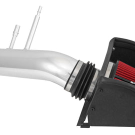 Spectre 15-18 Ford F150 V8-5.0L F/I Air Intake Kit - Polished w/Red Filter 9033