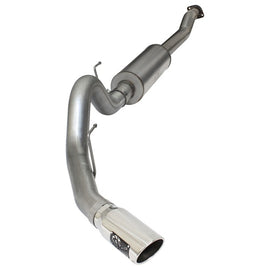 aFe MACHForce XP SS Exhaust 4in Cat-Back w/ Polish Tip 2015 Ford F-150 EcoBoost V6 2.7/3.5Ltt 49-43069-P