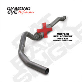 Diamond Eye KIT 4in Catback Single SS: 03-07 FORD 6.0L F250/F350 K4338S-RP