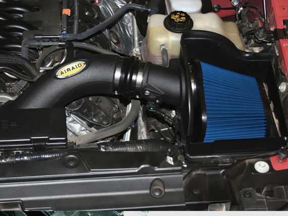 Airaid 11-13 Ford F-150 5.0L CAD Intake System w/ Tube (Dry / Blue Media) 403-299