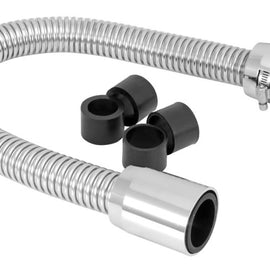 Spectre Magna Kool Radiator Hose Kit 30in W/Chrome End Covers 7769