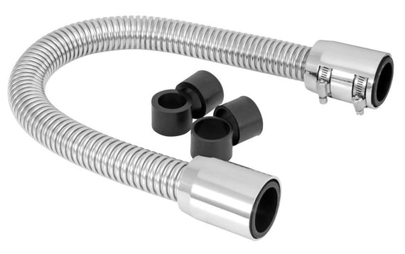 Spectre Magna Kool Radiator Hose Kit 30in W/Chrome End Covers 7769