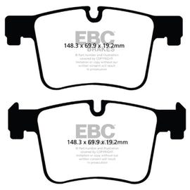 EBC 14+ BMW 228 Coupe 2.0 Turbo ATE calipers Greenstuff Front Brake Pads DP22105