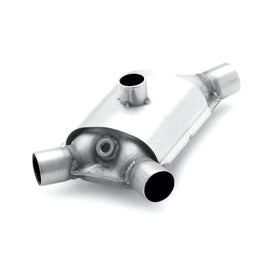 MAGNAFLOW UNIVERSAL HIGH-FLOW DUAL OUTLET CATALYTIC CONVERTER 94002 18.75x11.625x6 94002