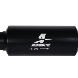 Aeromotive In-Line Marine Filter - AN-12 - 40 Micron SS Element - Black Hardcoat Finish 12343