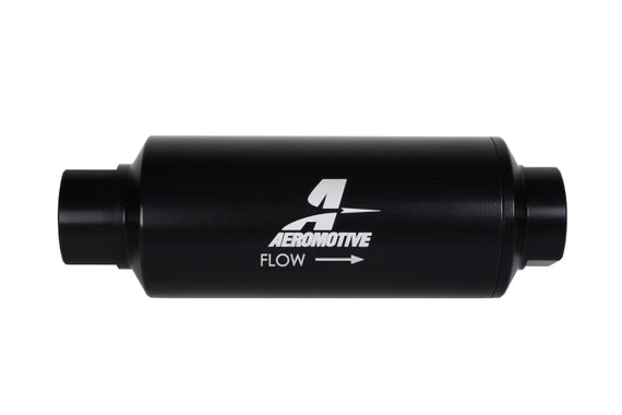 Aeromotive In-Line Marine Filter - AN-12 - 40 Micron SS Element - Black Hardcoat Finish 12343
