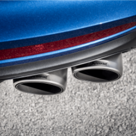 Akrapovic 17-18 Porsche Panamera Turbo Tail Pipe Set (Titanium) TP-T/S/18