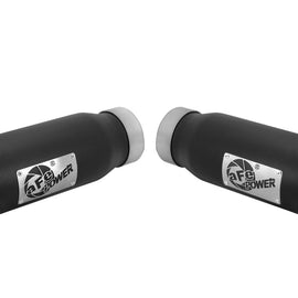 aFe MACHForce-XP 3.5in 409 Stainless Steel Exhaust Tip 3.5in x 4.5in Out x 12in L Clamp-On 49T35456-B12