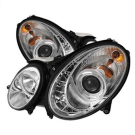 Spyder Mercedes Benz E-Class 03-06 Projector Headlights Halogen - DRL Chrm PRO-YD-MBW21103-DRL-C 5017499