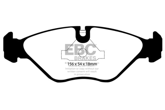 EBC 90-98 Saab 9000 2.0 Greenstuff Front Brake Pads DP2751