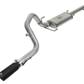 aFe MACH Force Xp 3in SS Cat-Back Single Rear Exit Exhaust w/Black Tips 07-14 Toyota FJ Cruiser 49-46028-B