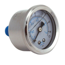 Spectre Fuel Pressure Gauge (Liquid Filled) 0-15psi 2515